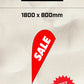 Ready-made Small Teardrop SALE Flag