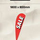 Ready-made Large Teardrop Sale Flag