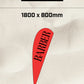 Ready-made Large Teardrop Barber Shop Flag