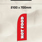 Ready-made Small Feather Hot Food Flag