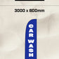 Ready-made Large Feather Carwash Flag