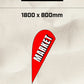 Ready-made Small Teardrop Market Flag