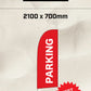 Ready-made Small Feather Parking Flag