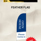 Ready-made Small Feather Open House Flag
