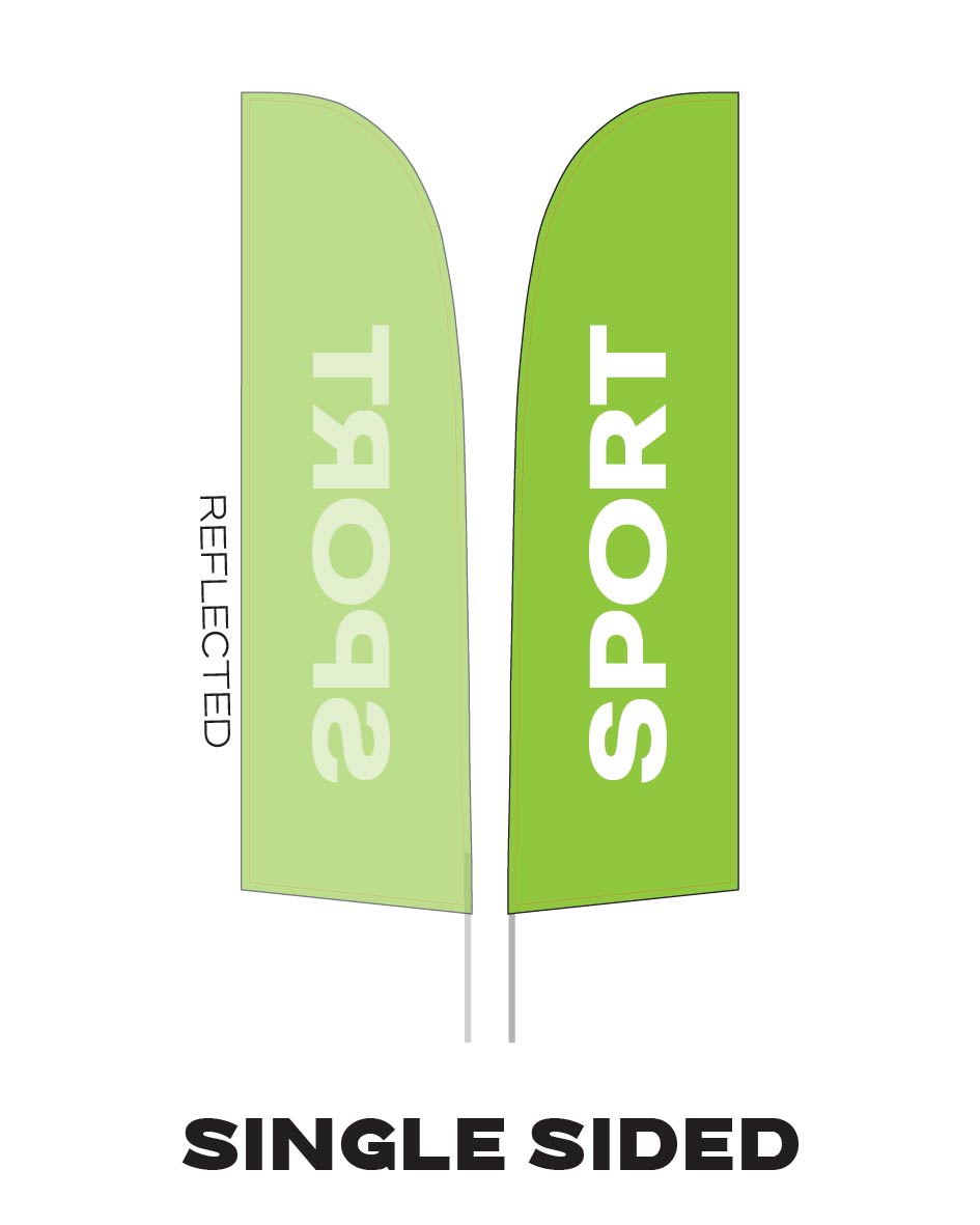 Large Sport Event Feather Flag