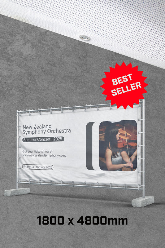 Event Mesh Banner - 1800 x 4800mm