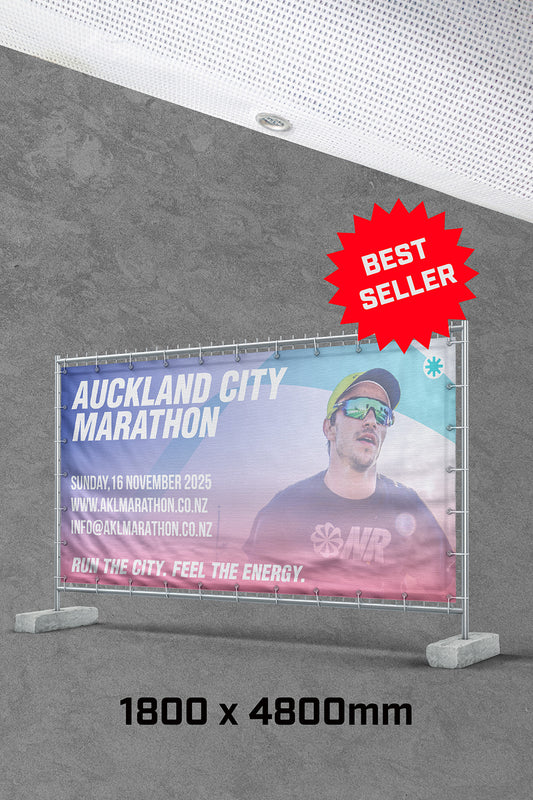 Marathon Event Mesh Banner - 1800 x 4800mm