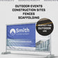 Construction Site Mesh Banner - 1800 x 4800mm