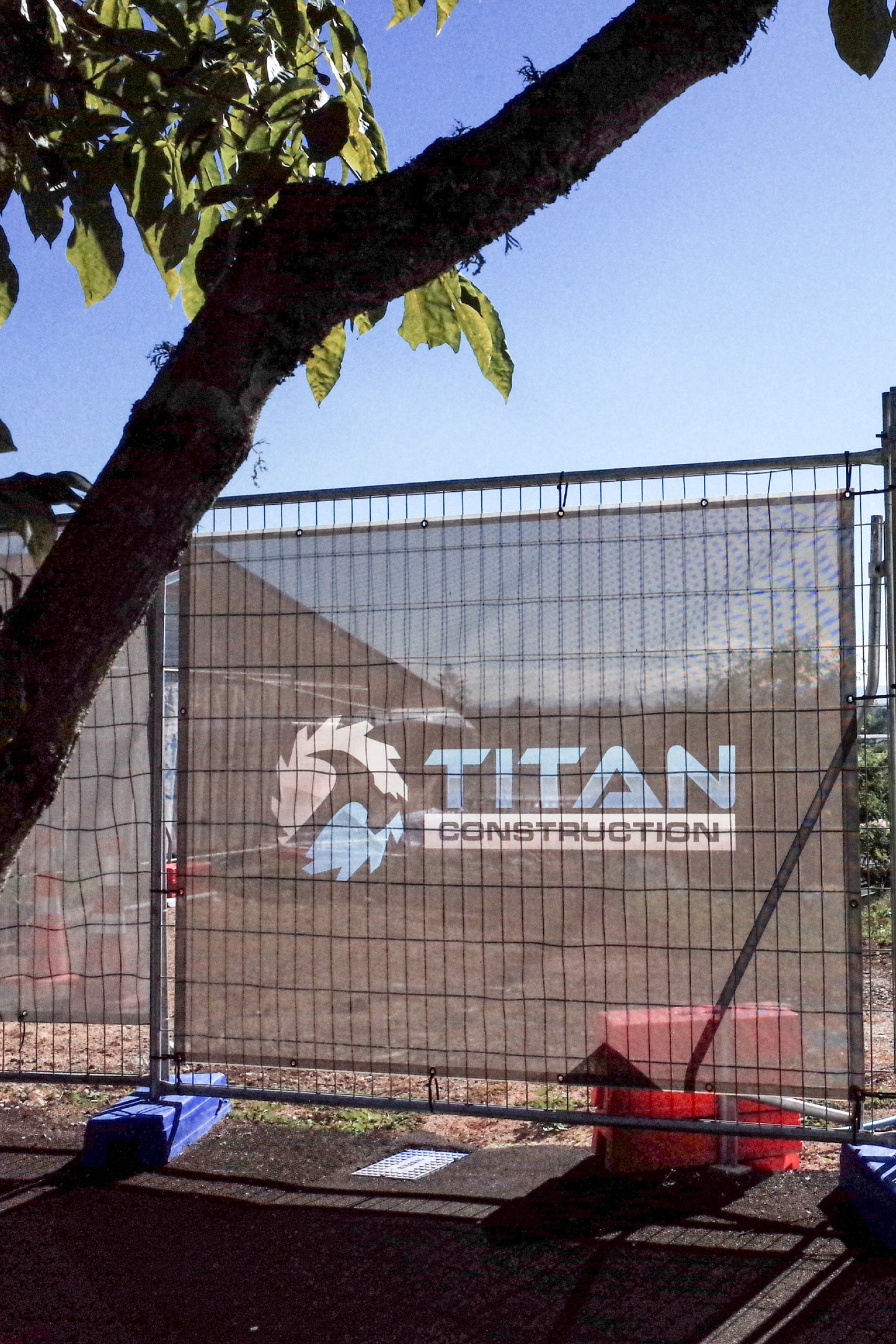 Construction Company Mesh Banner - 2400 x 1800mm