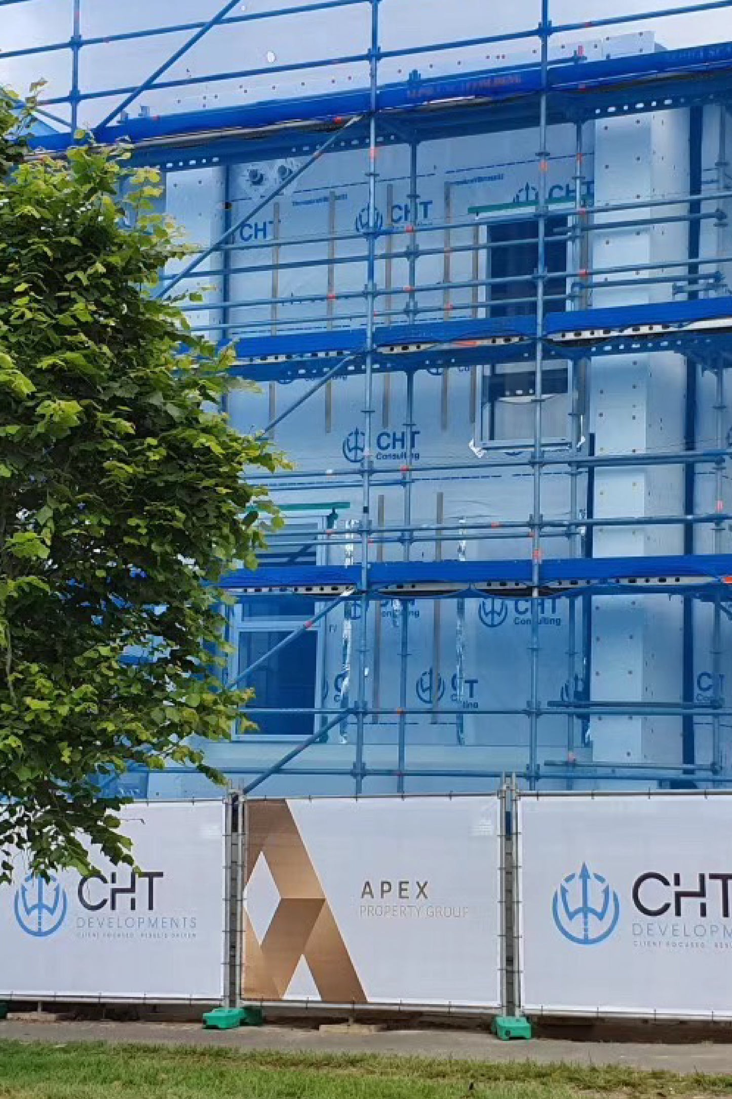 Construction Company Mesh Banner - 2400 x 1800mm