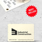 Industrial Construction PVC Banner - 900 x 600mm