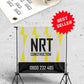 Construction Business PVC Banner - 1200 x 1200mm
