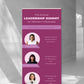 Prestige Woman In Business Pull-Up Banner Silver Frame
