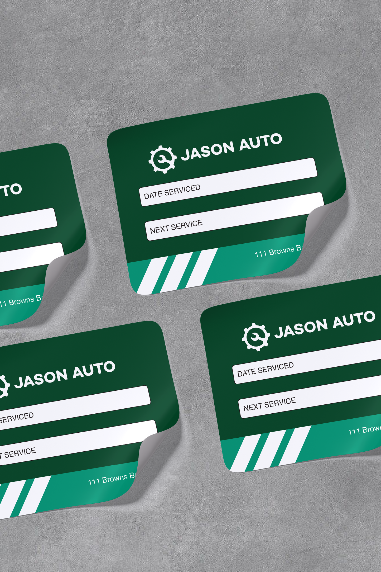 Auto Shop Service Sticker