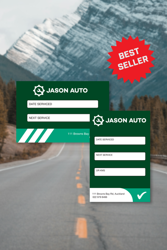 Auto Shop Service Sticker