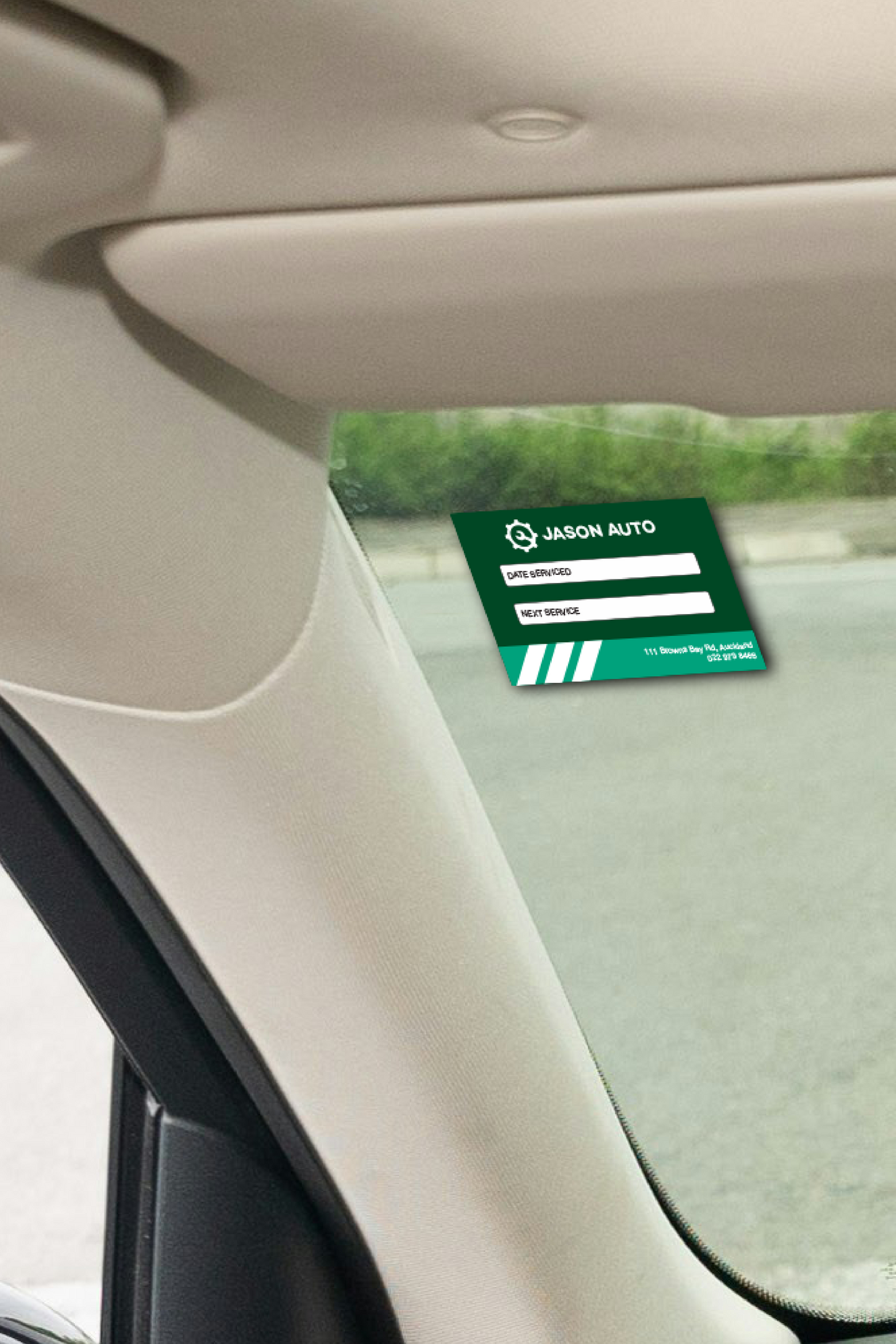 Auto Shop Service Sticker