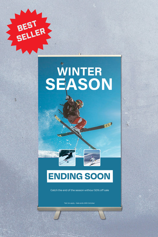 Winter Gear Sale Pull-up Banner | 1000 x 2000mm