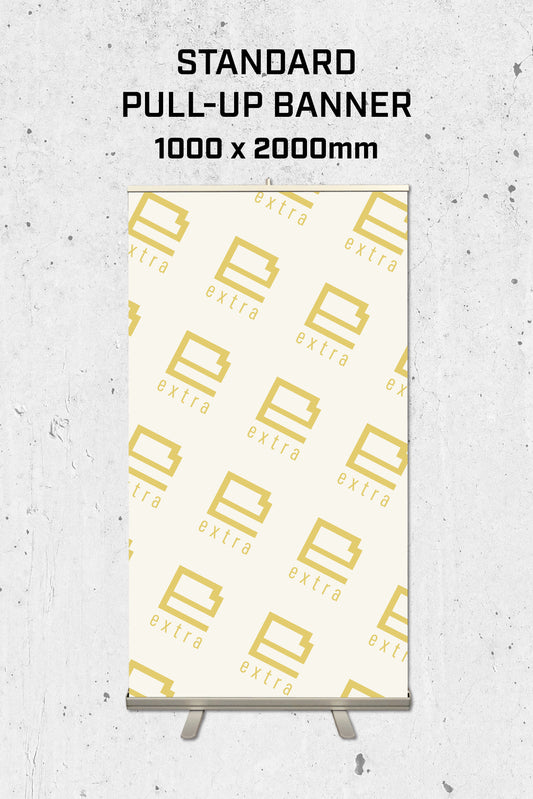 Standard Pull-up Banner | Brand Logo Advertising | Pull-Up Banner | 1000 x 2000mm