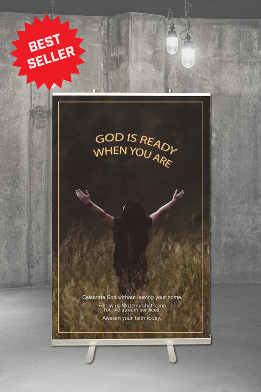 Worship Pull-up Banner 1200 x 2000mm