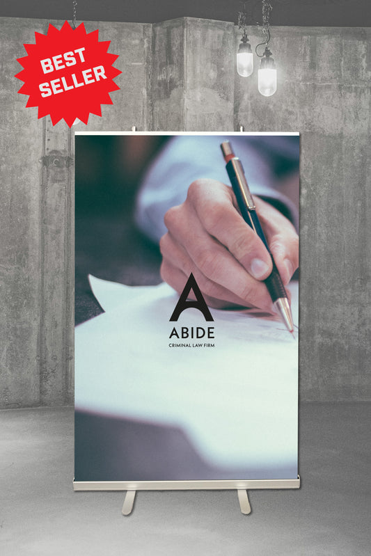 Criminal Law Firm Pull-up Banner 1200 x 2000mm