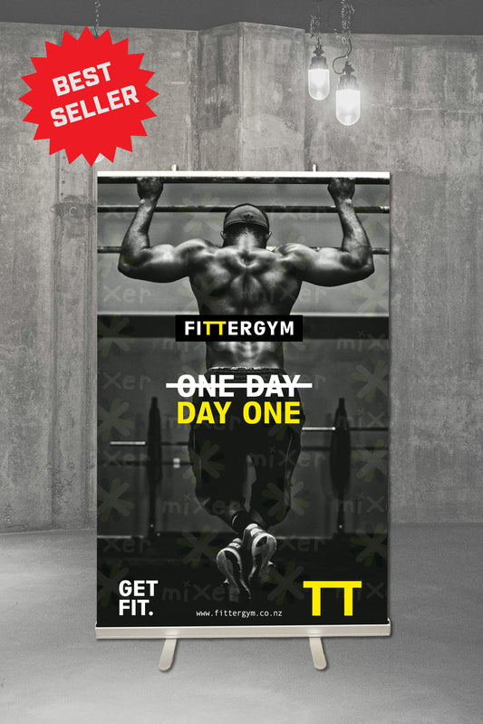 Fit Gym Pull-up Banner 1200 x 2000mm