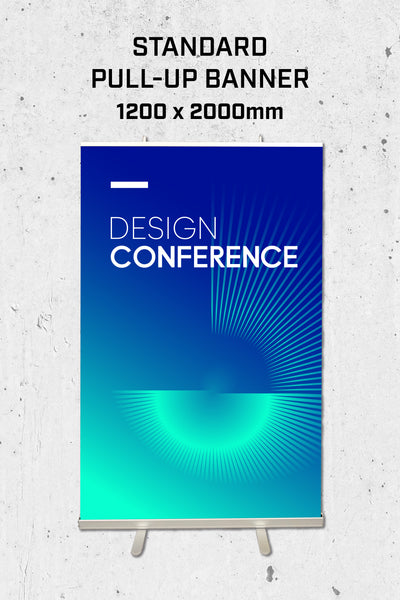 Standard Pull-up Banner | Conference Banner 1200 x 2000mm