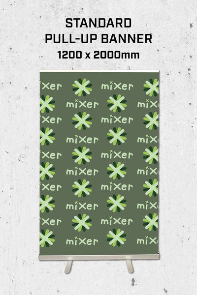 Standard Pull-up Banner | Brand Logo Advertising | Pull-up Banner | 1200 x 2000mm
