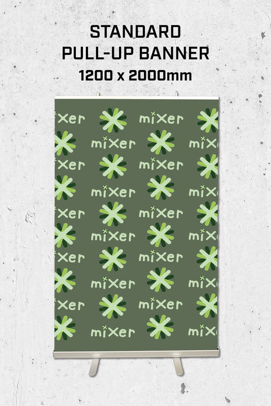 Standard Pull-up Banner | Brand Logo Advertising | Pull-up Banner | 1200 x 2000mm