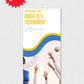 Netball Tournament Pull-up Banner 850 x 2000mm