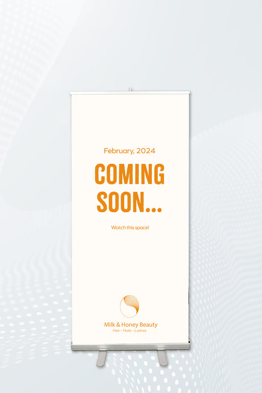 Beauty Salon Pull-up Banner 850 x 2000mm