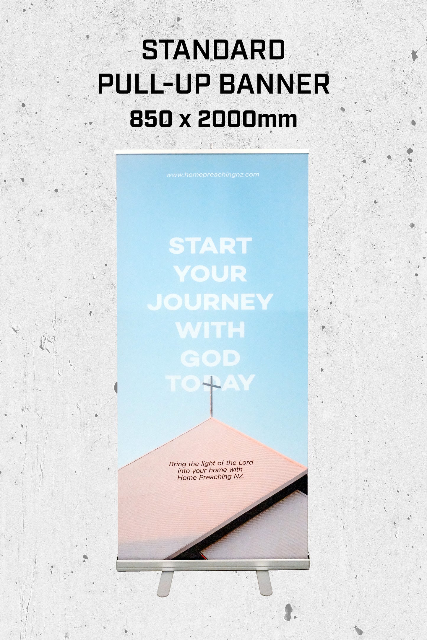 Pull-up Banner | Church Banner 850 x 2000mm