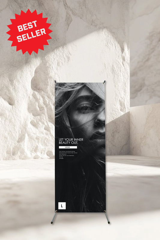 Hair Salon X Banner Stands