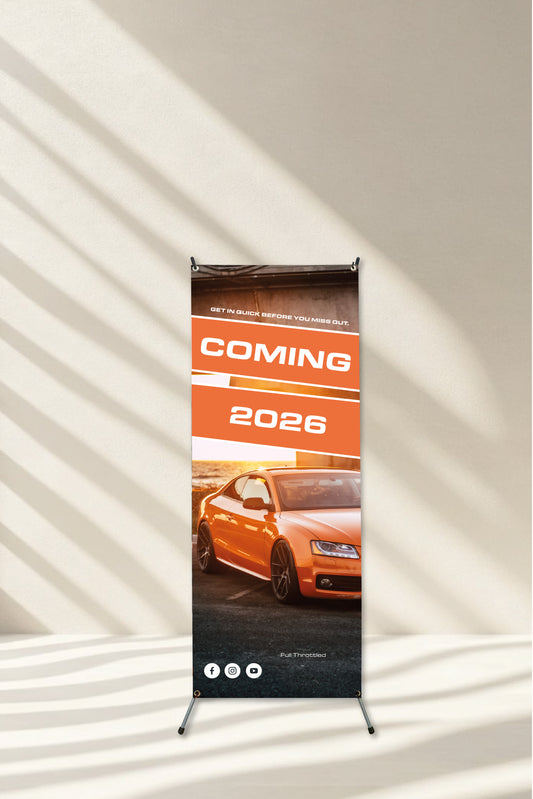 Luxury Cars X Banner Stands