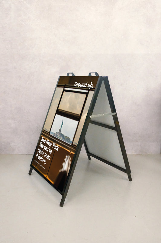 A-Frame Tourism Sandwich Board