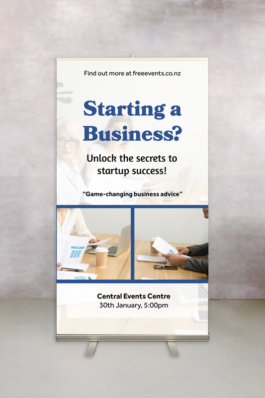 Start-Up Pull Up Banners - 1000 x 2020 mm