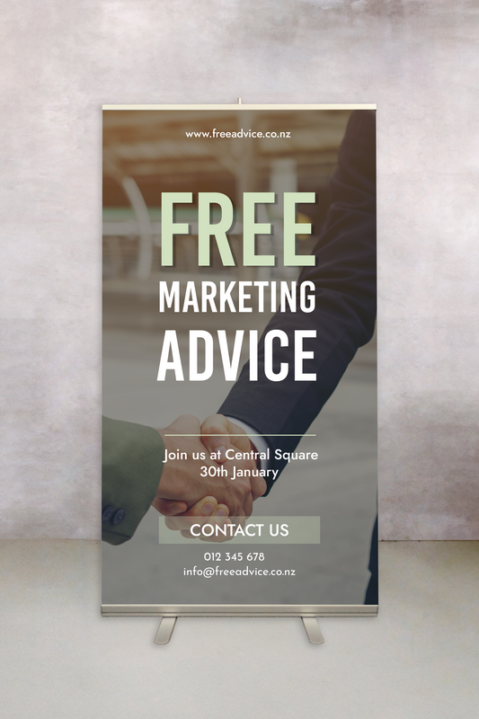 Advice Pull Up Banners - 850 x 2020 mm