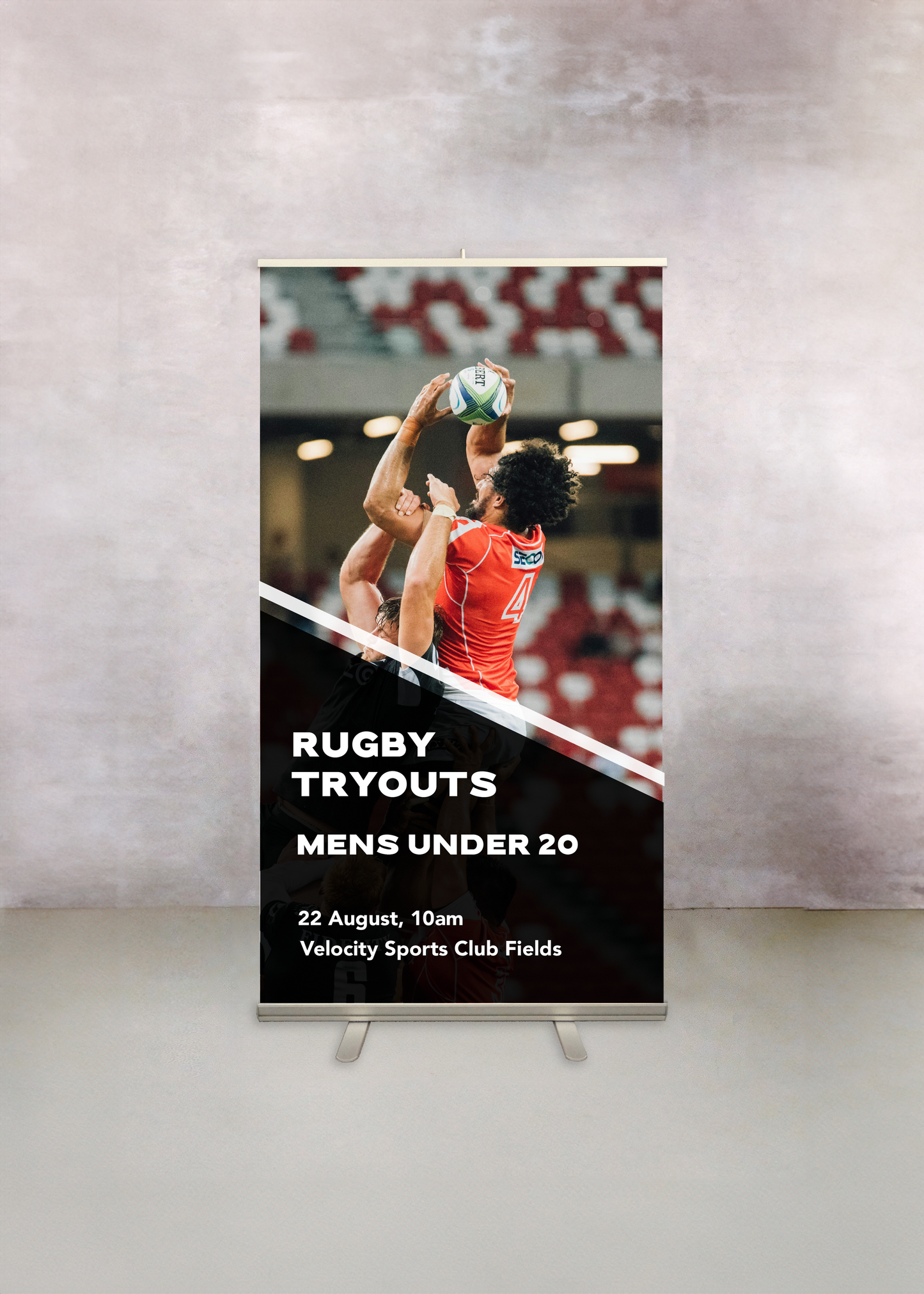Sports Event Pull Up Banners - 1000 x 2020 mm