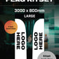 Large Feather Flag Kit Set
